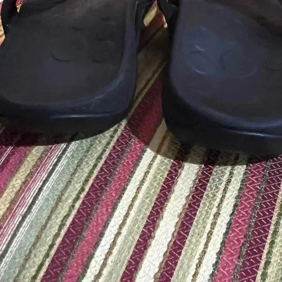 WOMENS ORTHAHEEL BLACK PATENT FLIP FLOP - Picture 9 of 13